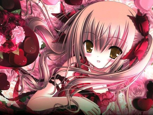 Fille aux fleurs